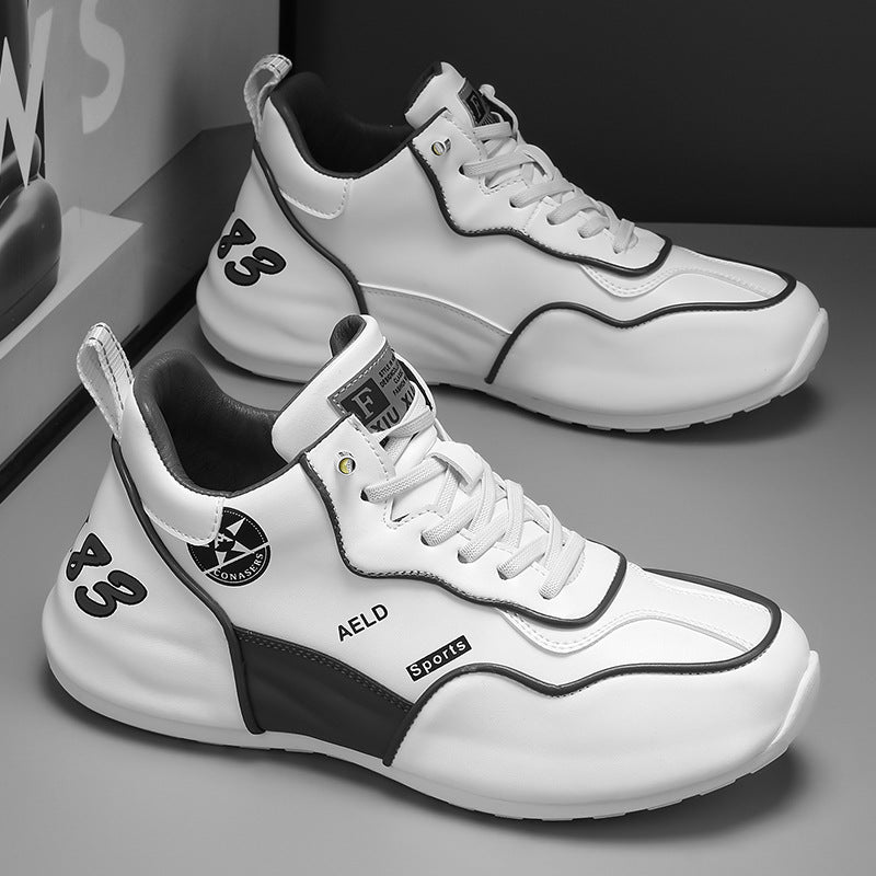 New leather sneakers