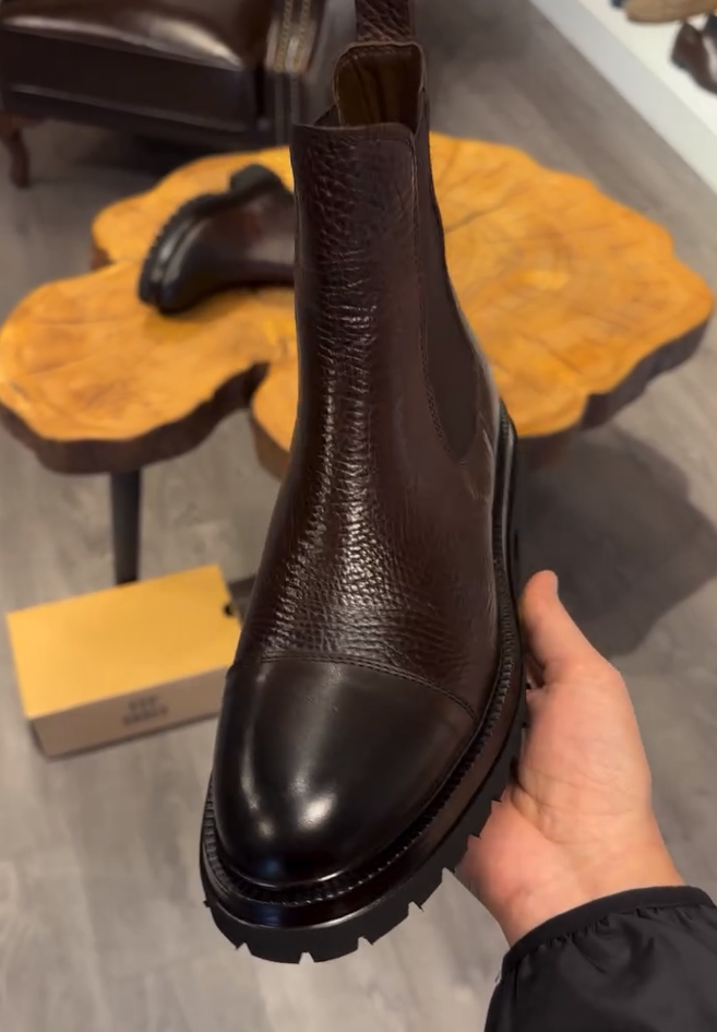Men's Leather Chelsea Boots
