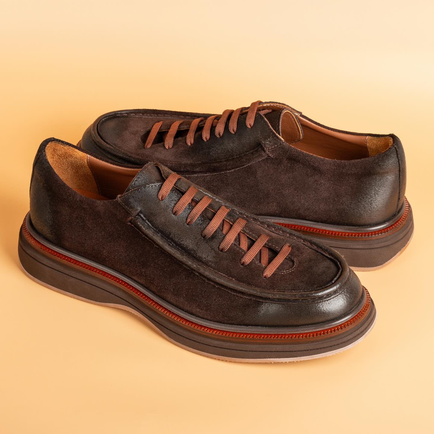 Top-Grain Suede Calf Leather Shoes