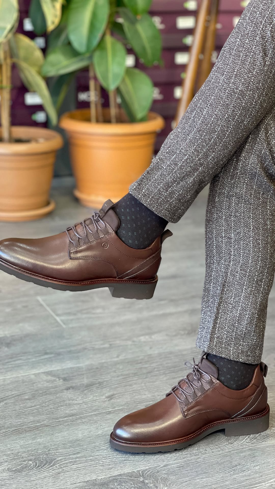 Men's business leather shoes