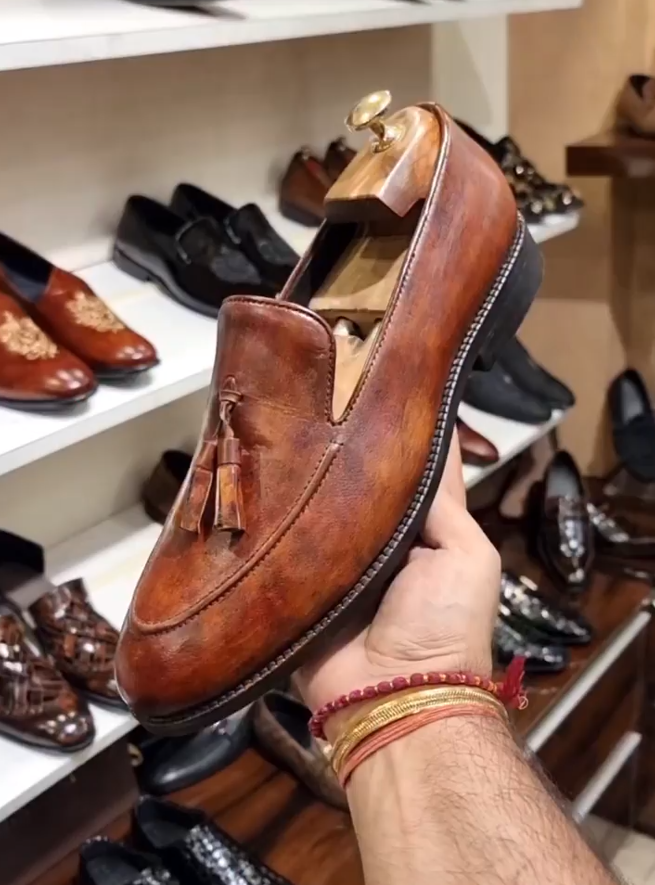 Calfskin Tassel Loafers