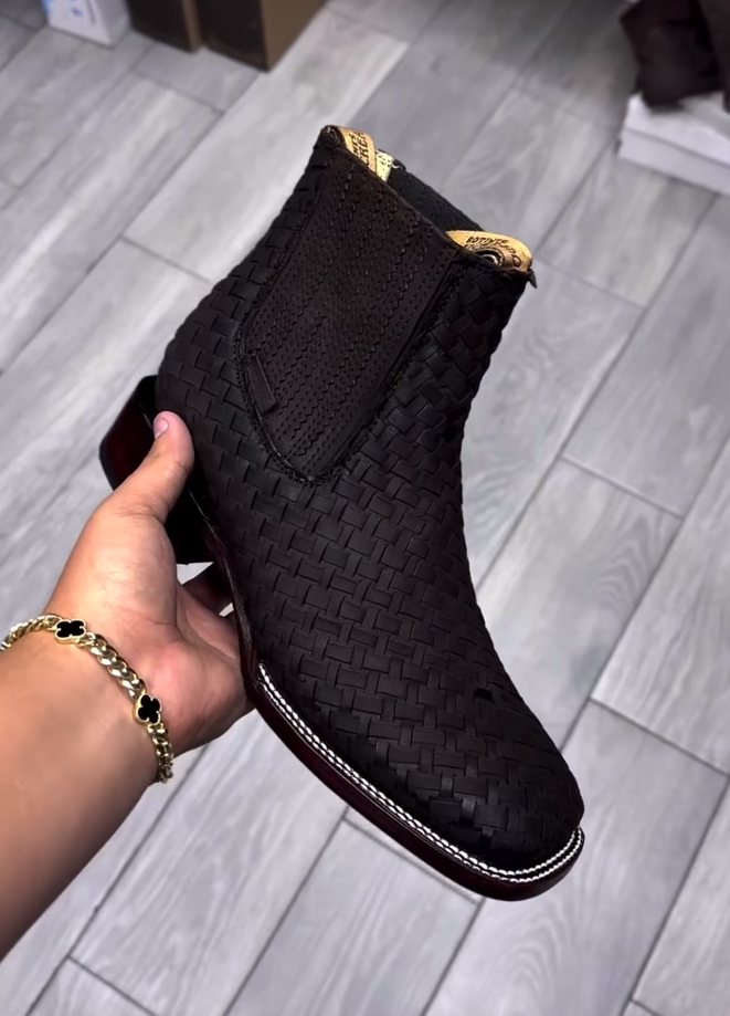 Men's Western Braided Cowboy Boots