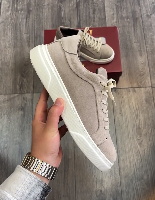 Low-top Suede Sneakers
