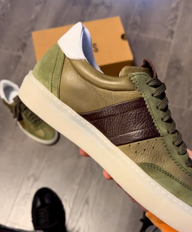 Casual Colorblock Suede Sneakers