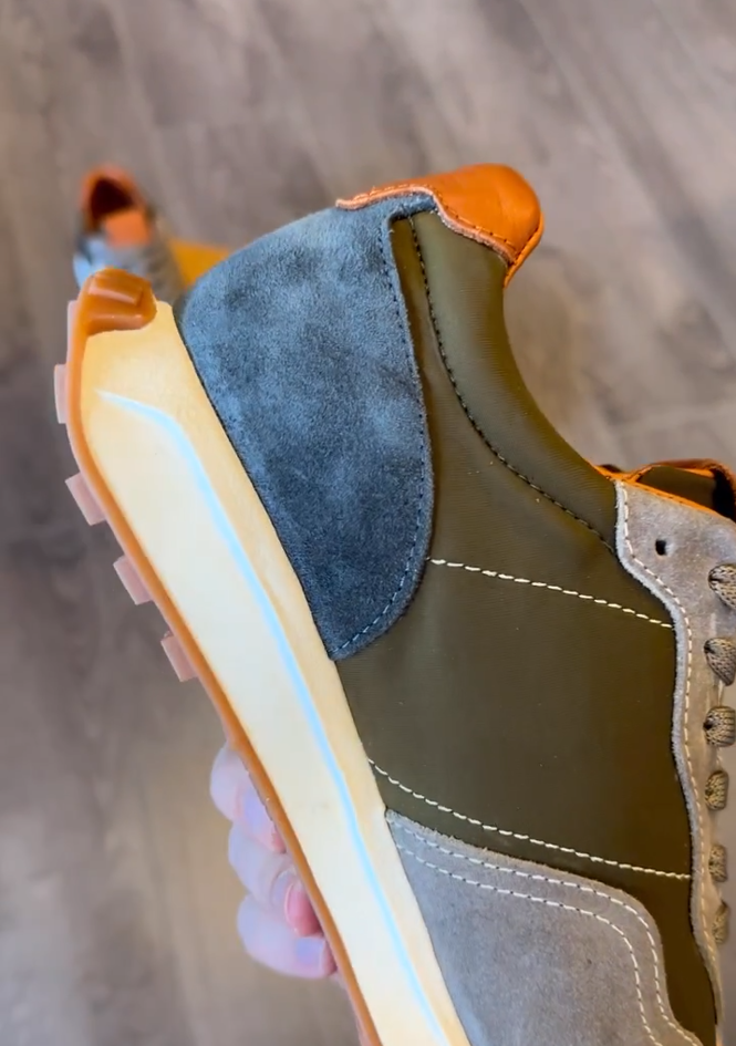 Premium soft-soled suede sneakers