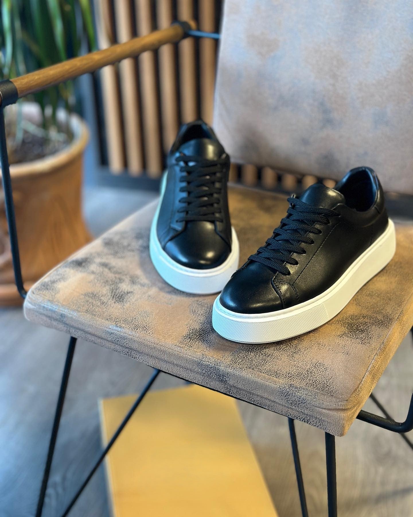New Fashion Genuine Leather Versatile Sneakers