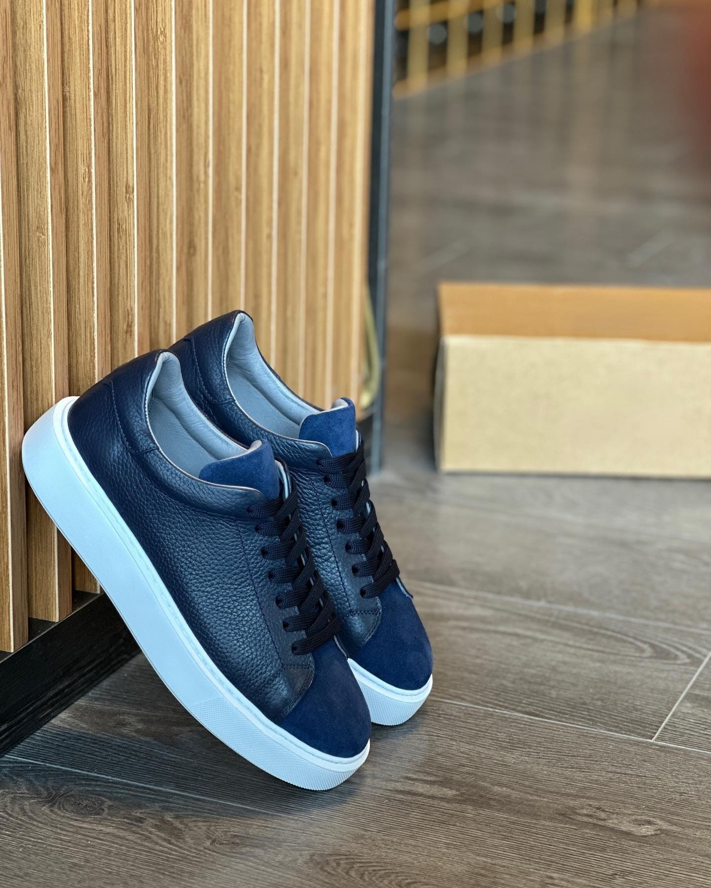 Men's Fashion Leather Suede sneakers