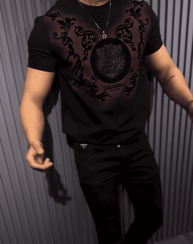 Vintage Textured Shining Totem T-shirt