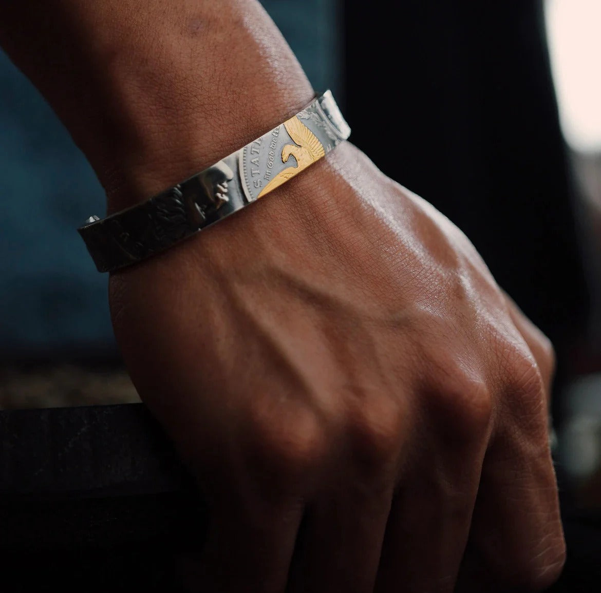 Craft Handmade Morgan Silver Coin Bangle/Ring