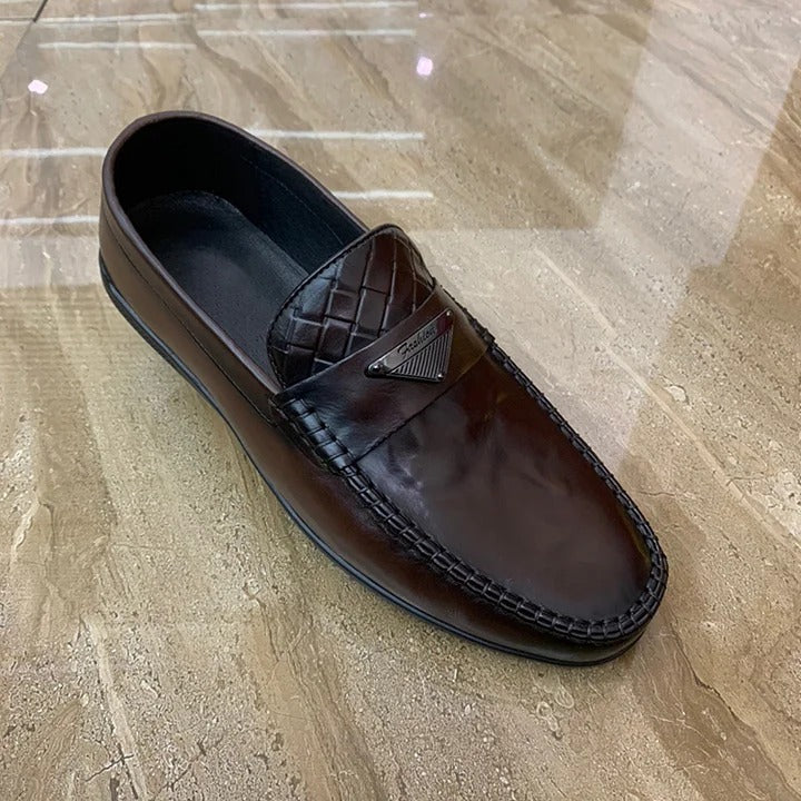 British Style Soft Leather Casual Loafers