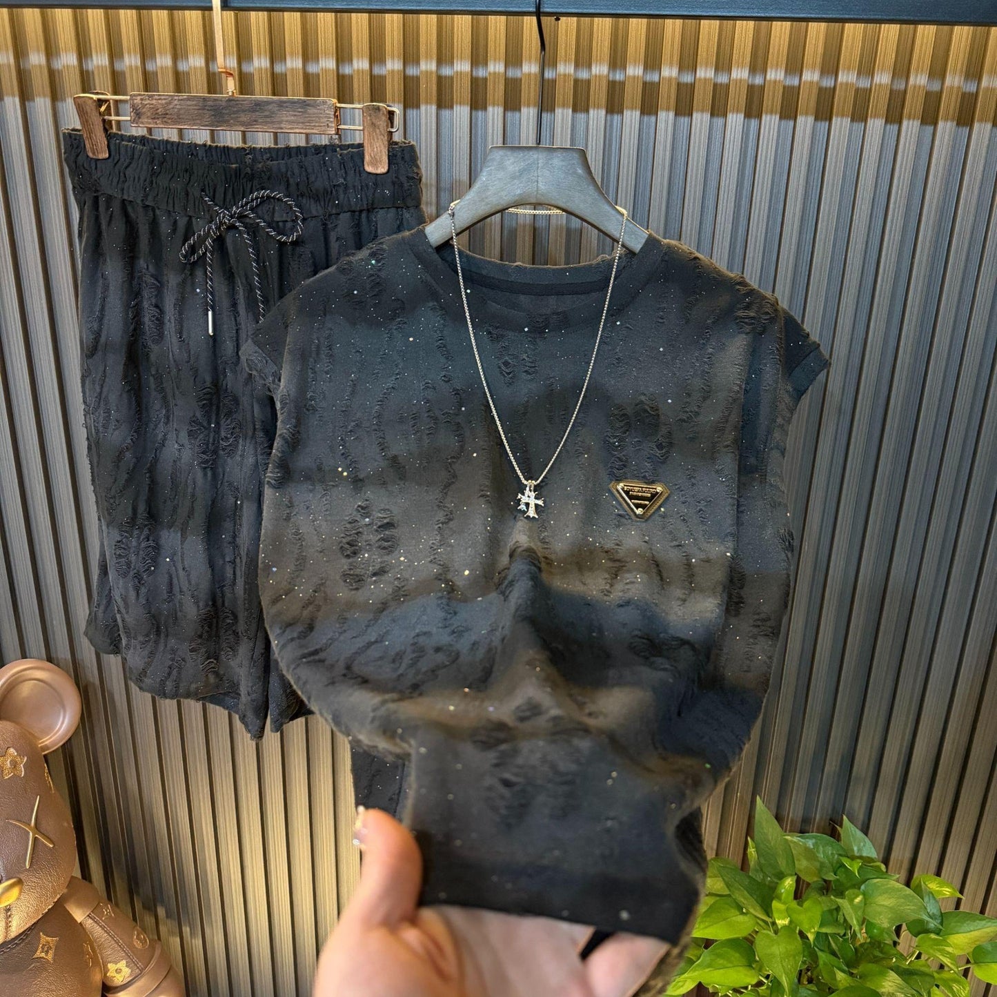 Summer versatile men's thin loose vest