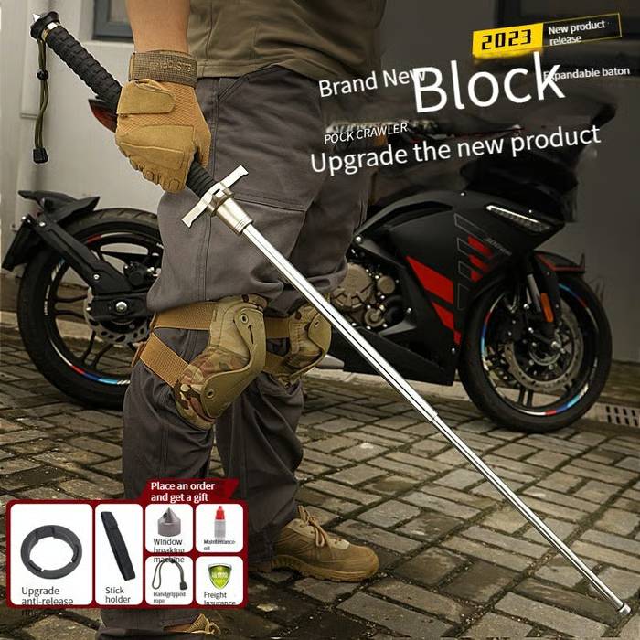 🔥Limited Time 49% OFF🔥Improved Self-Defense, Automatically Retractable Hiking Stick