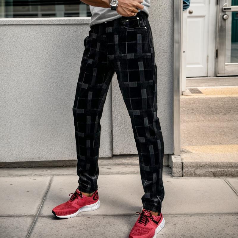 Velvet Micro-elastic Business Trousers