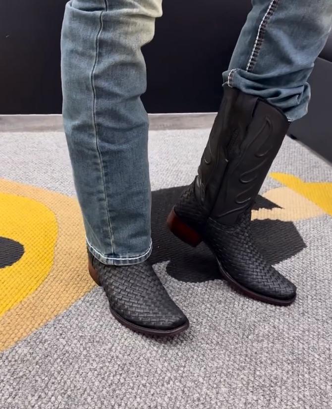 Handcrafted Vintage Totem Knight Boots