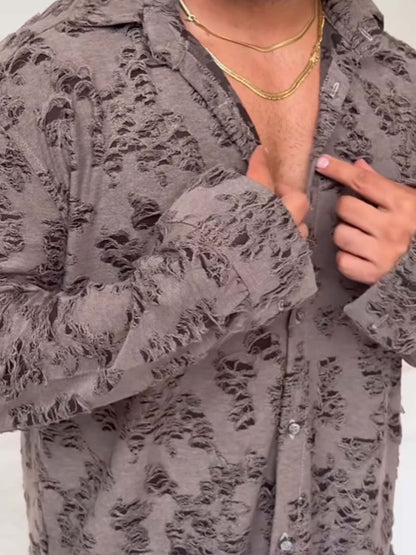 Men's Distressed Shirt