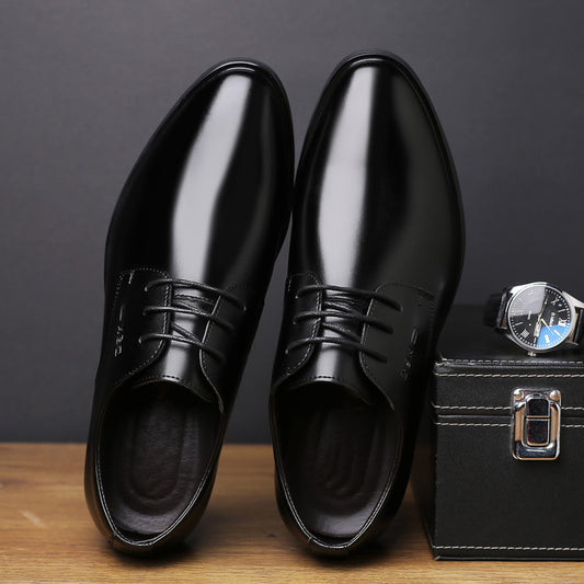 High-quality genuine leather dress shoes