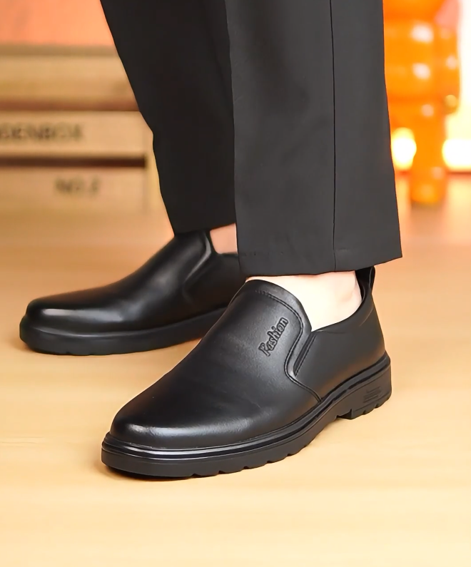 Men's Slip-On Leather Dress Shoes