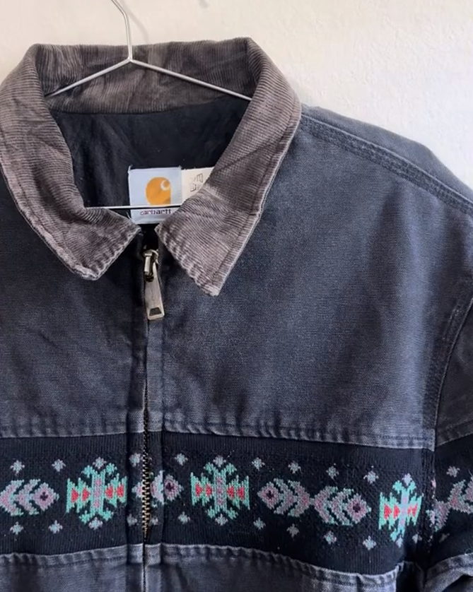 Vintage Aztec Native Pattern Jacket
