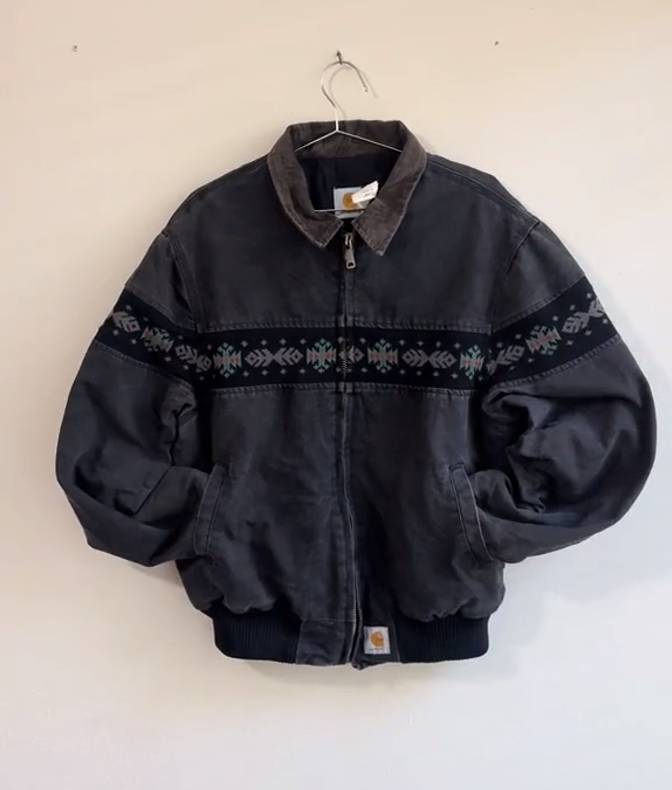 Vintage Aztec Native Pattern Jacket