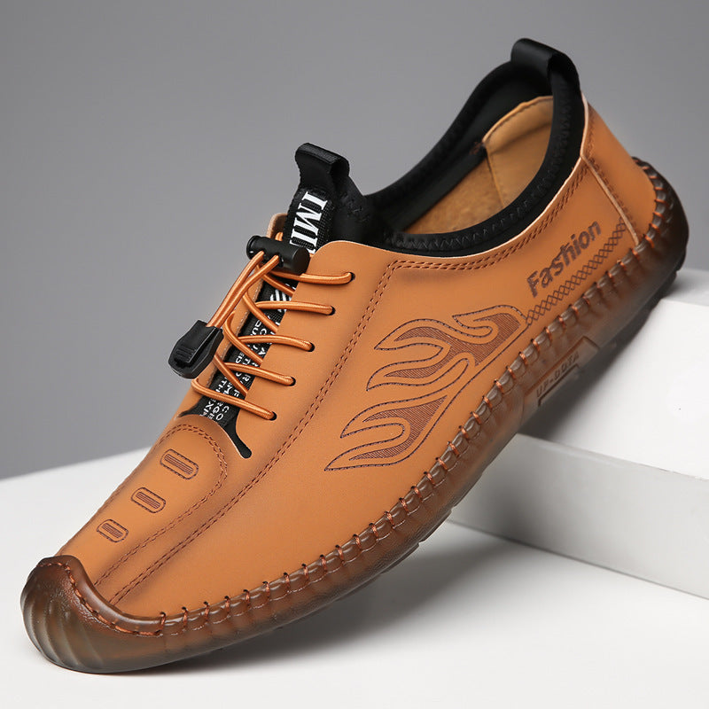 Casual And Comfortable Beef Tendon Soft-soled Men's Shoes