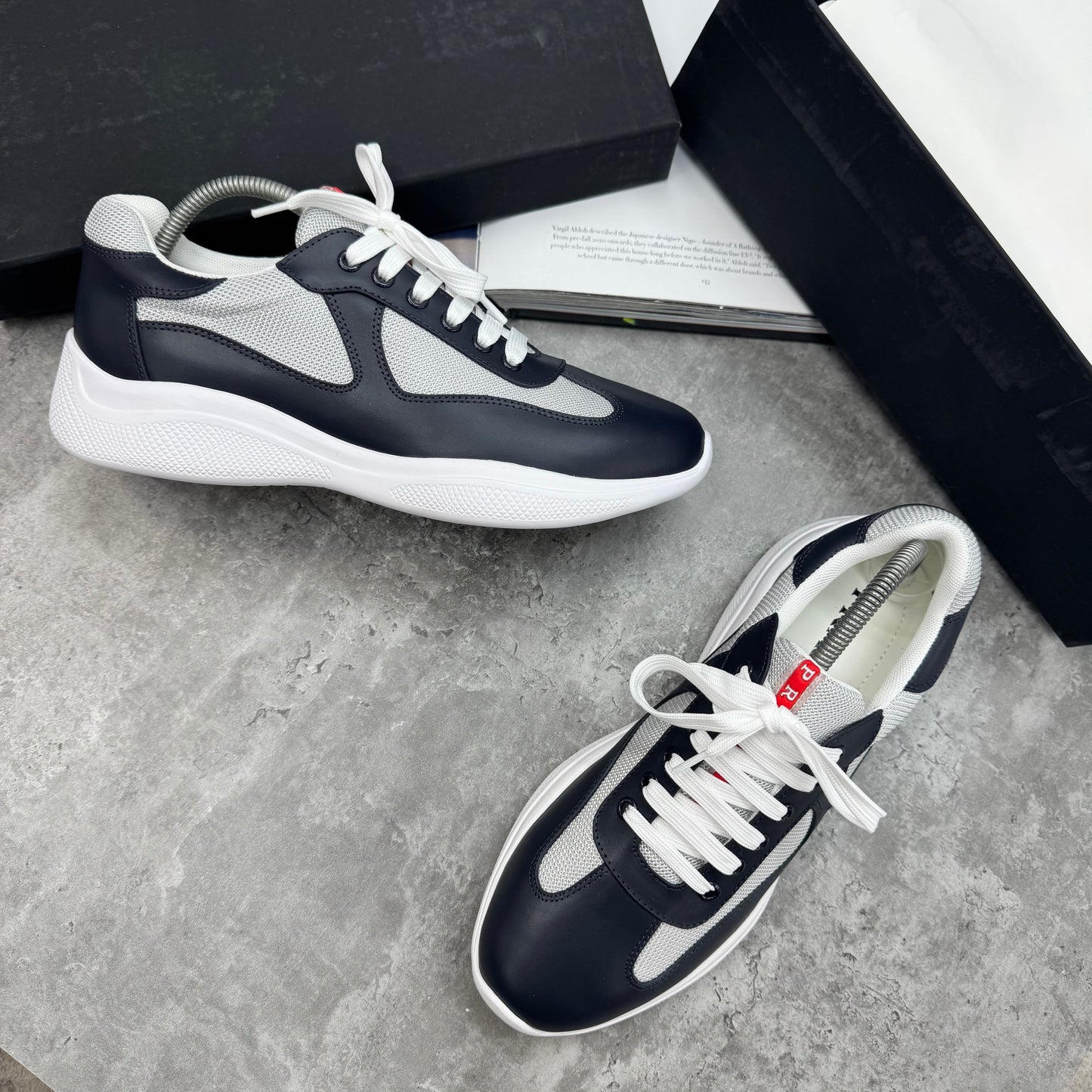 Italian luxury calfskin sneakers