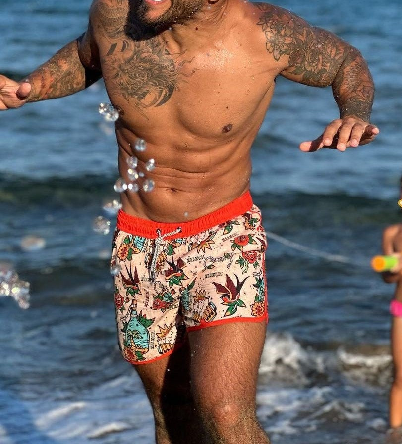 Swallow Homing Swim Trunks