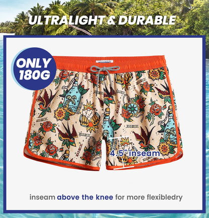 Swallow Homing Swim Trunks