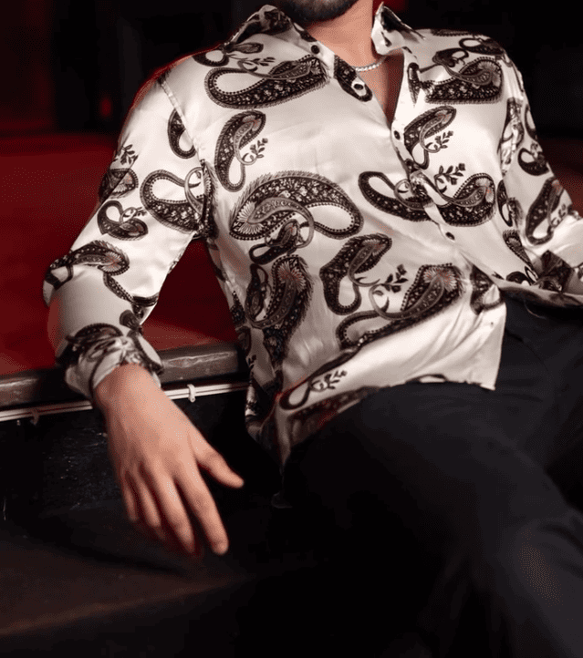Silk Long sleeve shirt