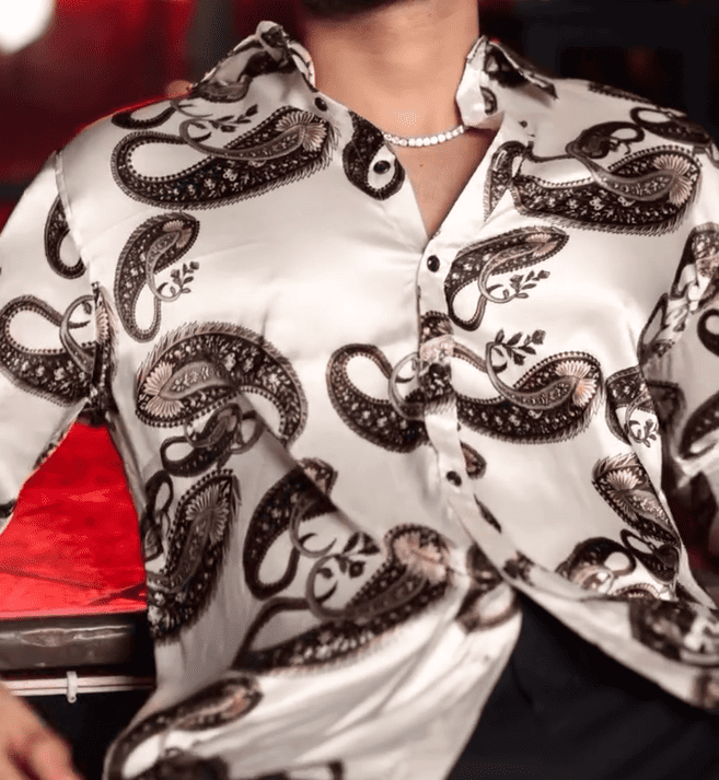 Silk Long sleeve shirt