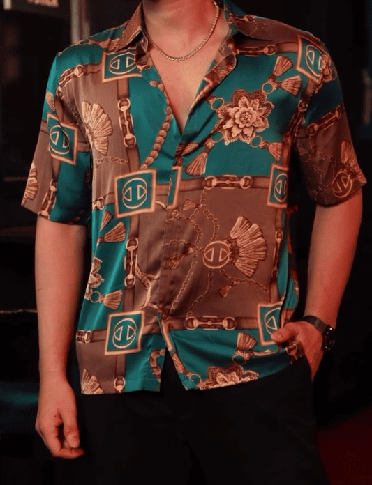 Silk Short sleeve shirt