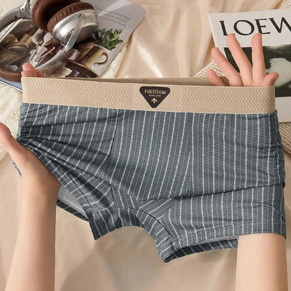Braided belt ice silk boxer briefs
