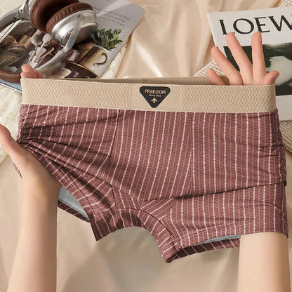 Braided belt ice silk boxer briefs