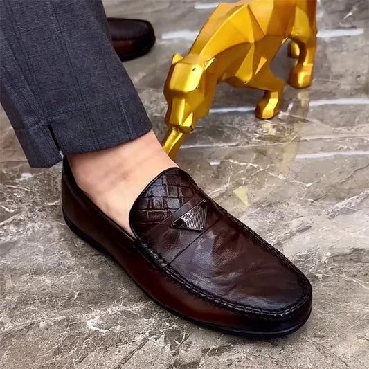 British Style Soft Leather Casual Loafers