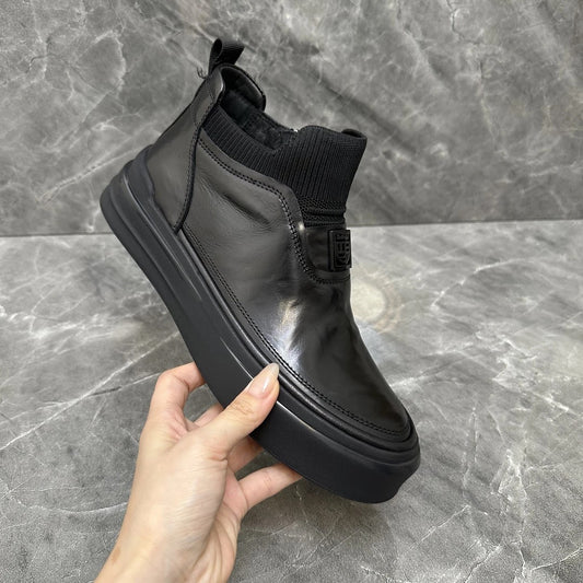 Men's genuine leather ankle boots