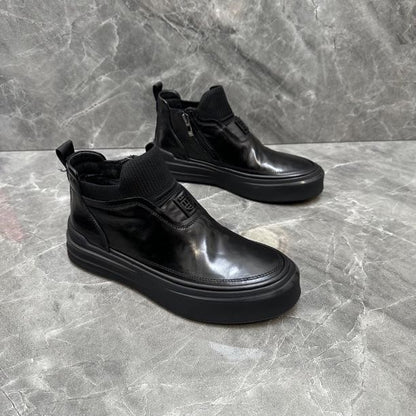 Men's genuine leather ankle boots