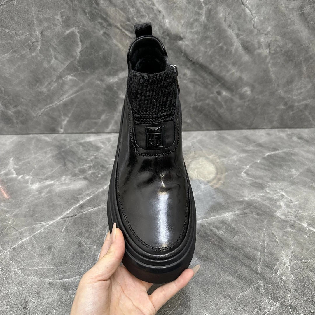 Men's genuine leather ankle boots