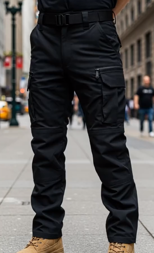 Durable Ripstop Polyester Men's Tactical Cargo Hiking Pants