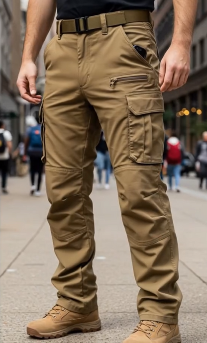 Durable Ripstop Polyester Men's Tactical Cargo Hiking Pants