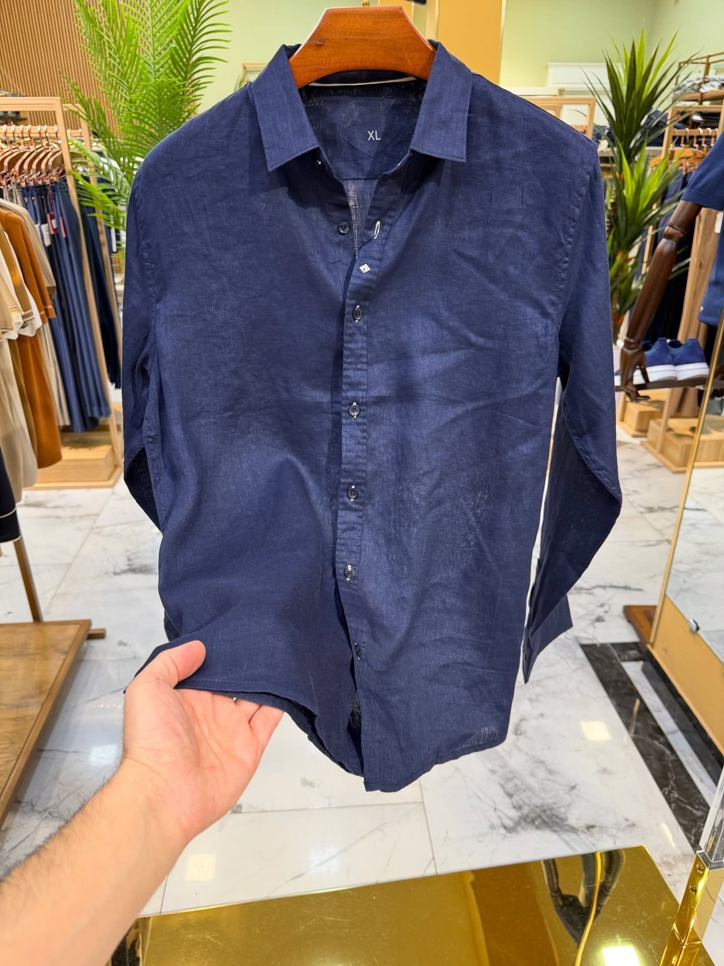 Men's Linen Casual Shirt