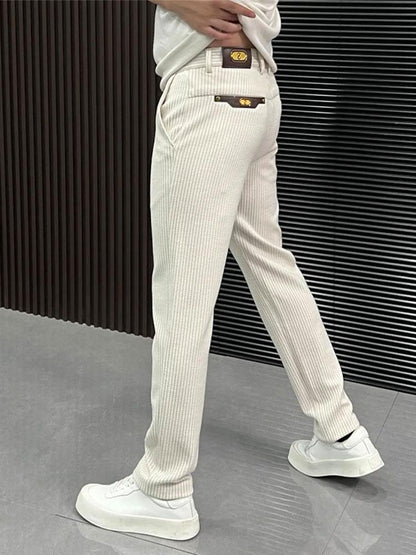 Fine knitting craftsmanship Simple soft trousers