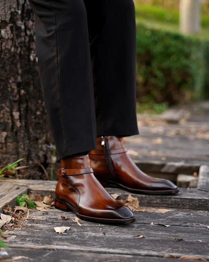 Handmade, Custom Leather Men Jodhpur Boots