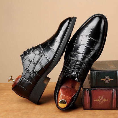 Men's business leather shoes