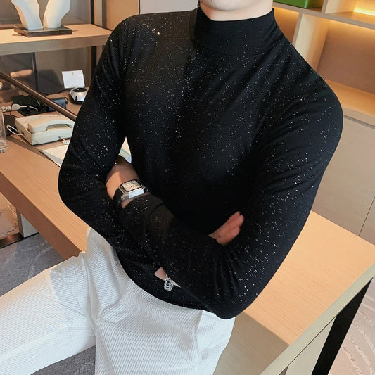 Men Fashion Sequin Luxury Sweater