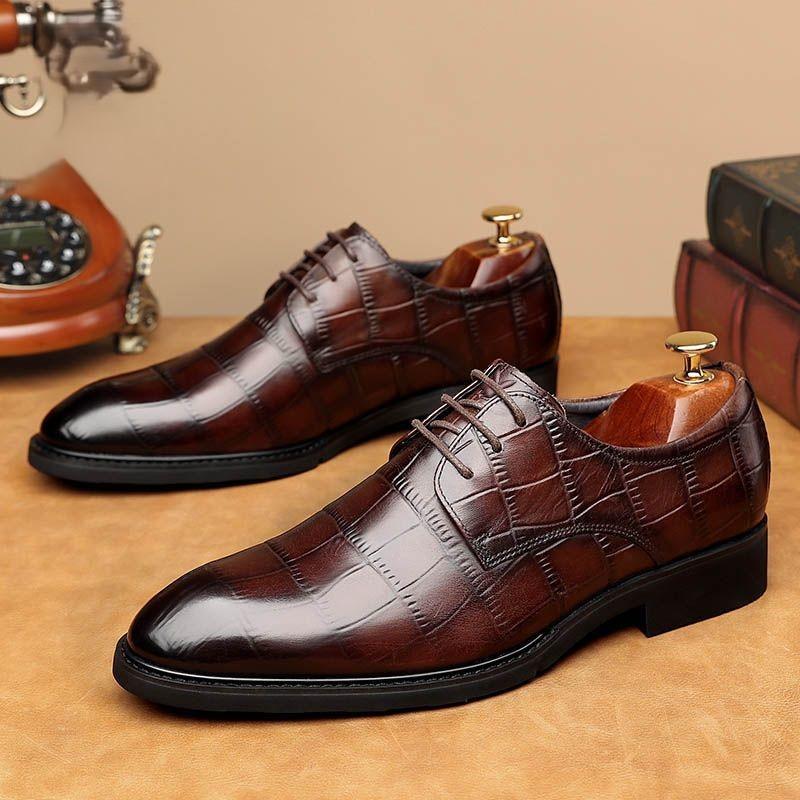 Men's business leather shoes