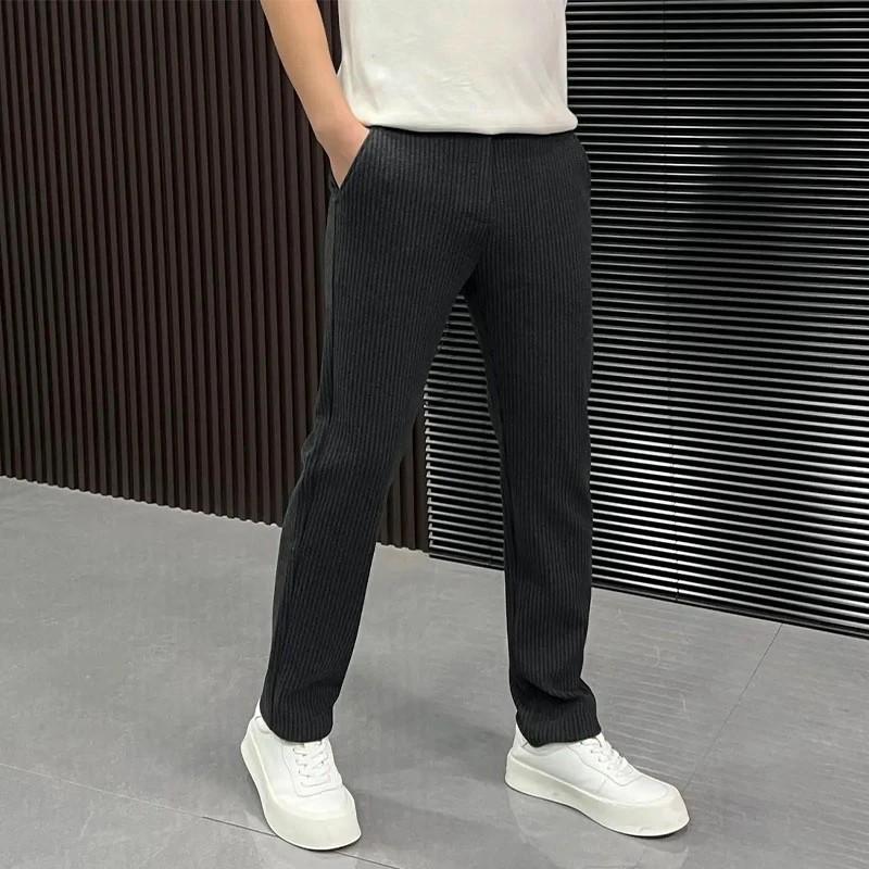 Fine knitting craftsmanship Simple soft trousers