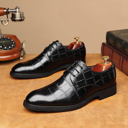 Men's business leather shoes