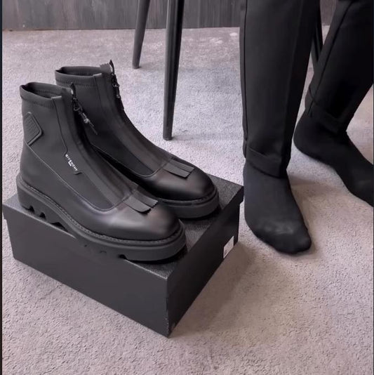 Squared Ankle Boots For Men