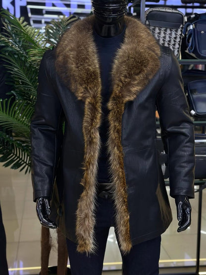 Men's Eco-friendly Fur Warm Coat