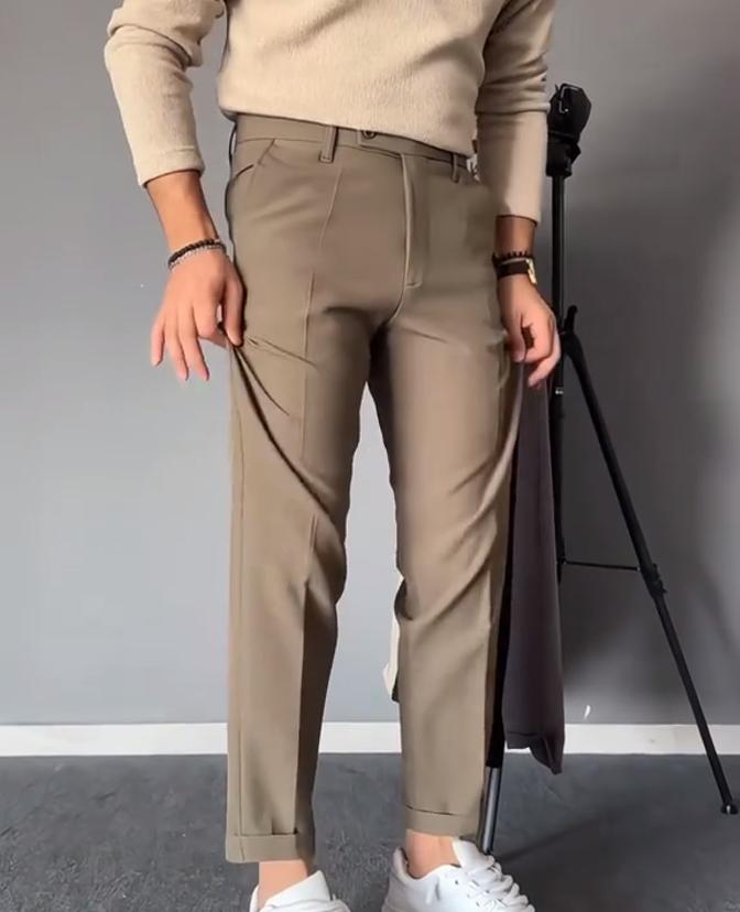 Men's Straight Suit Pants